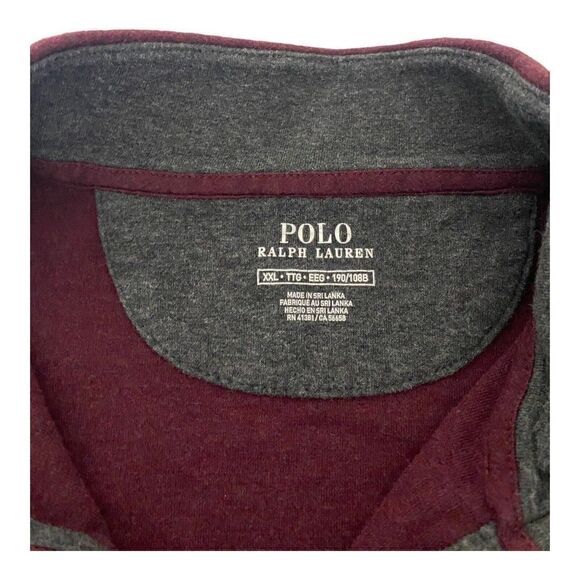 Polo Ralph Lauren Burgundy Pullover Sweater Mens 2XL - Picture 5 of 10